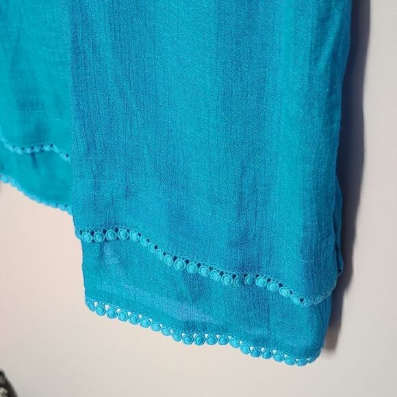 NWT Counterparts Blue Sleeveless Blouse - Picture 3 of 7